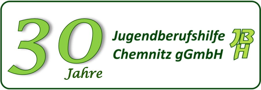 Logo 30 Jahre Jugendberufshilfe Chemnitz